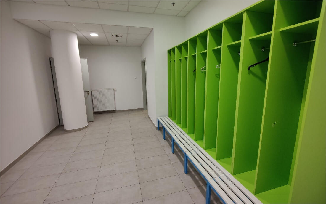 1 – Poznaj Arenę – Hala główna – szatnie